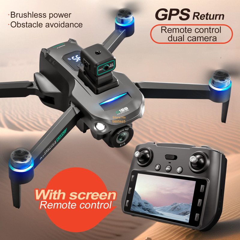 Drone Cinematic - 8K Dual Camera 5G WIFI FPV