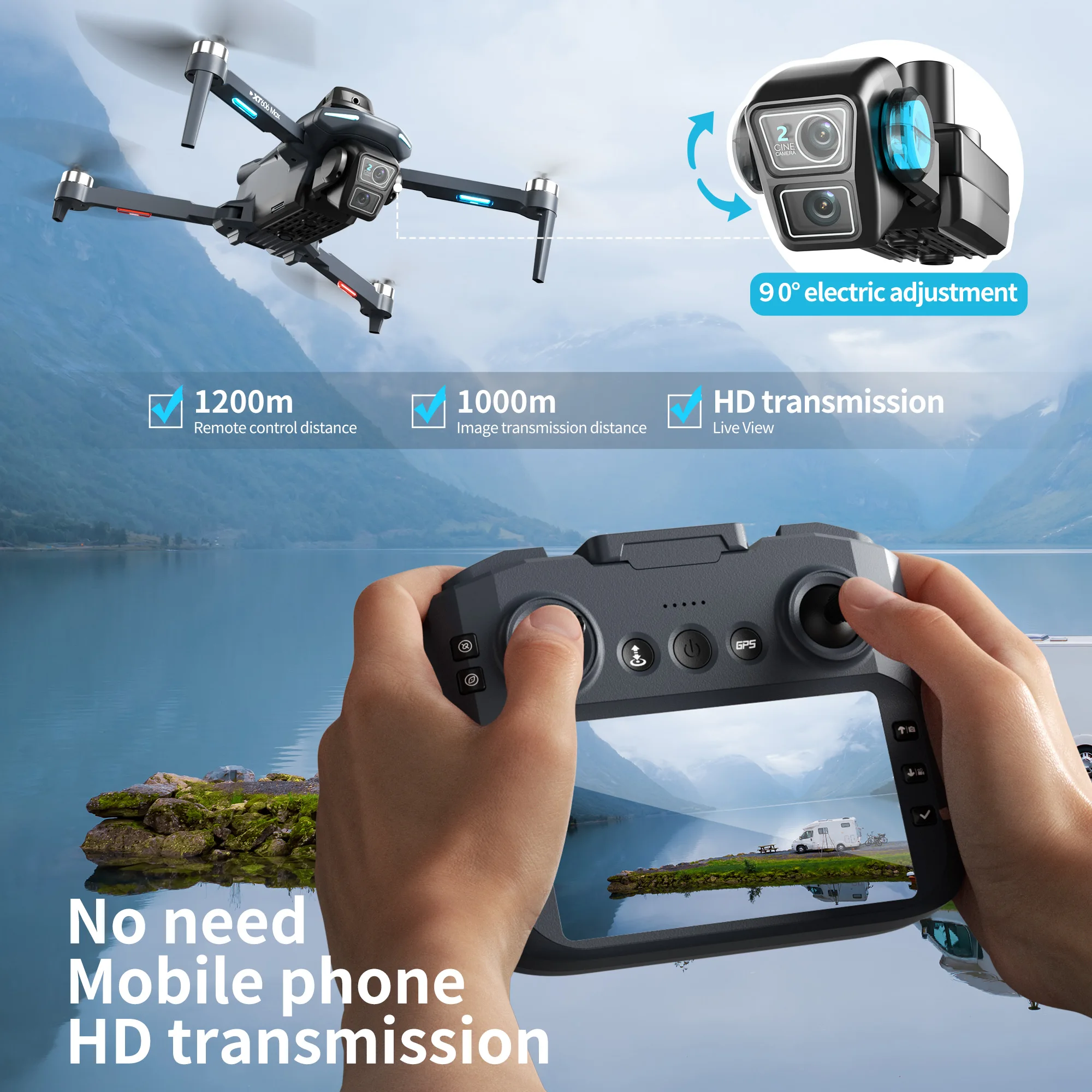 Lenovo XT606 Drone Professiona - Drone Photogrammetry recension och pris