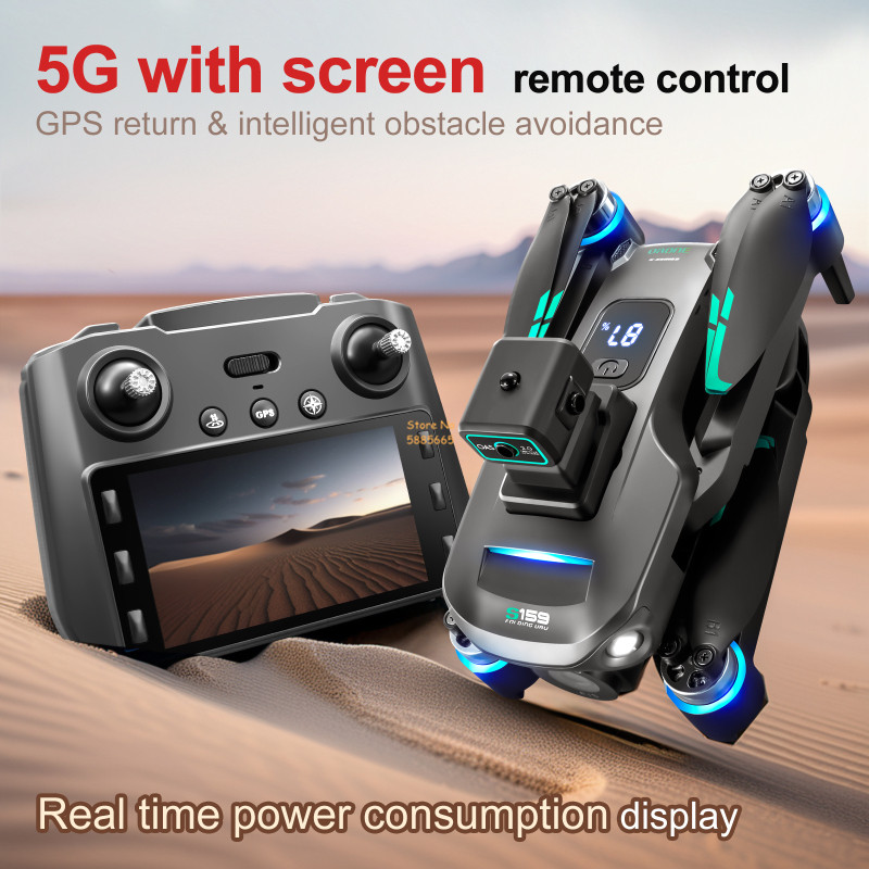 8K Dual Camera 5G WIFI FPV Rem - Drone Cinematic recension och pris