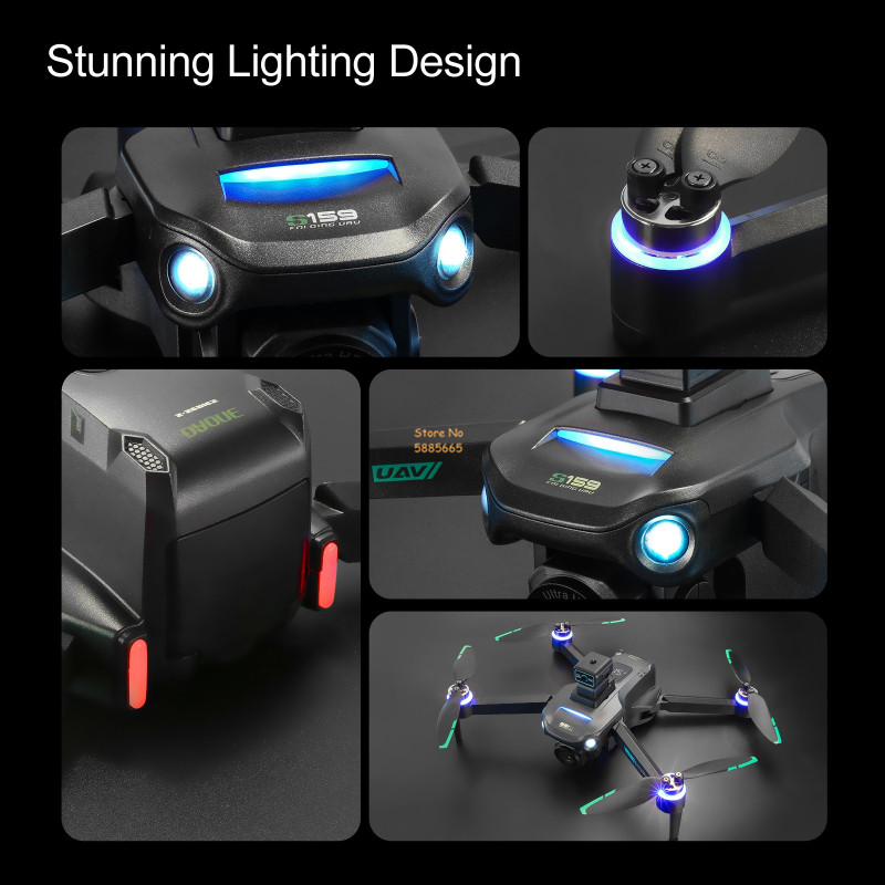 8K Dual Camera 5G WIFI FPV Rem - Drone Cinematic recension och pris