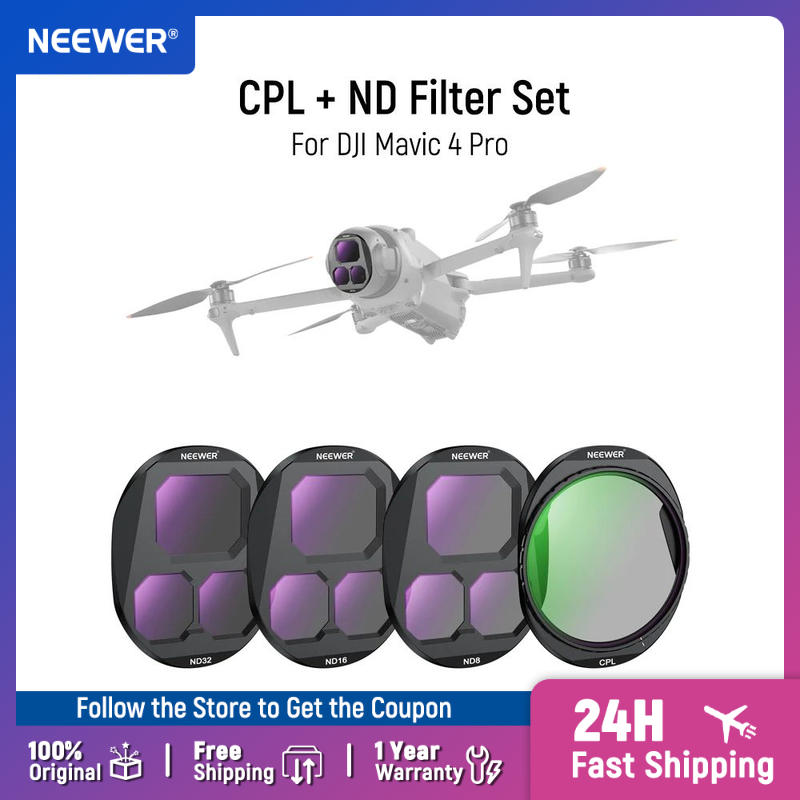 NEEWER CPL + ND Filter Set for - Drone Ndvi recension och pris