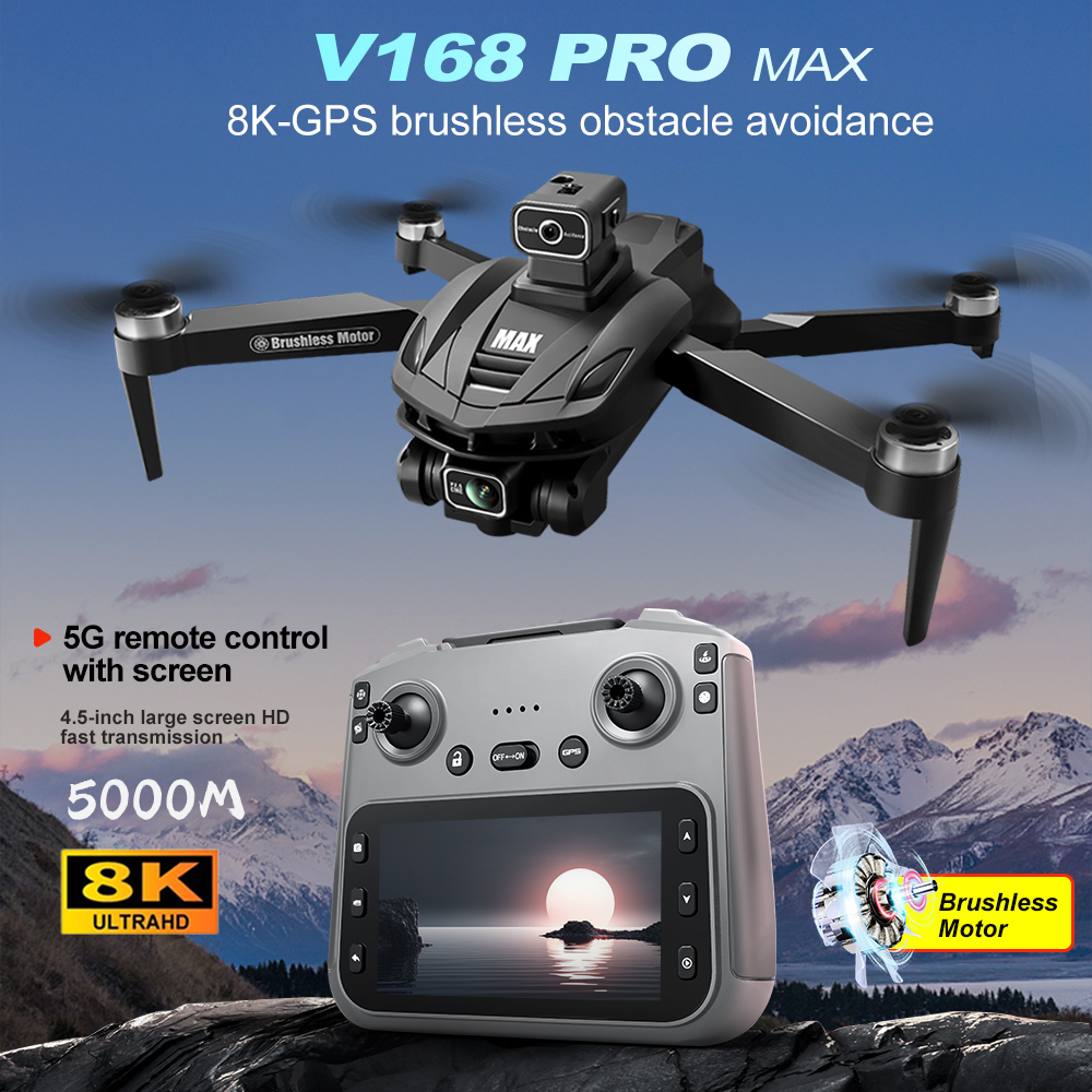V168 PRO Max GPS Drone 8K Prof - Drone Cinematic recension och pris
