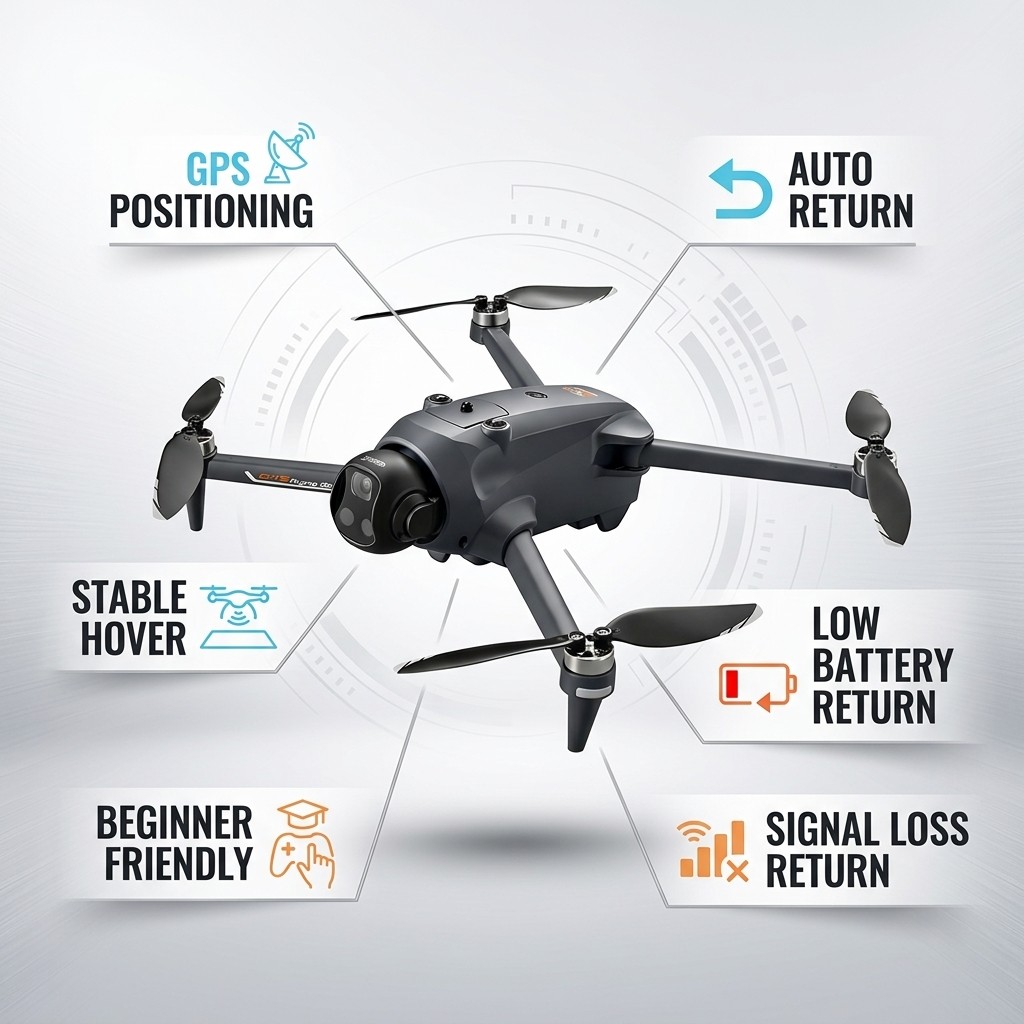 Potensic Drone GPS Auto Return - Drone Mapping recension och pris