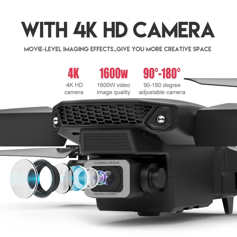 E88 ProIntelligent Folding Dro - Drone Aerial Photography recension och pris