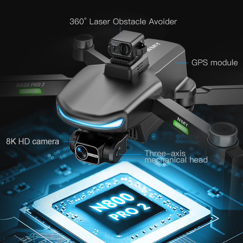 N800 PRO 2 GPS Drone Professio - Drone Photogrammetry recension och pris
