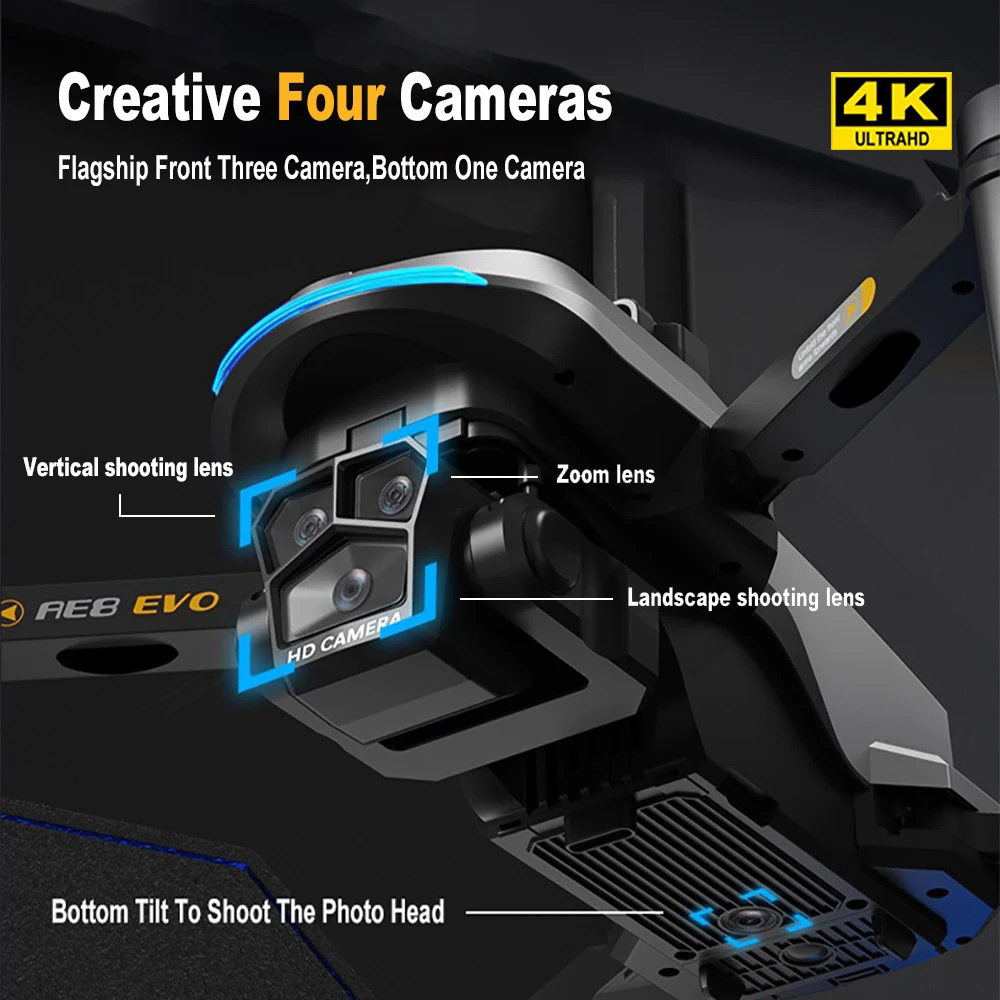AE8 EVO Drone 4K Professional  - Drone Mapping recension och pris
