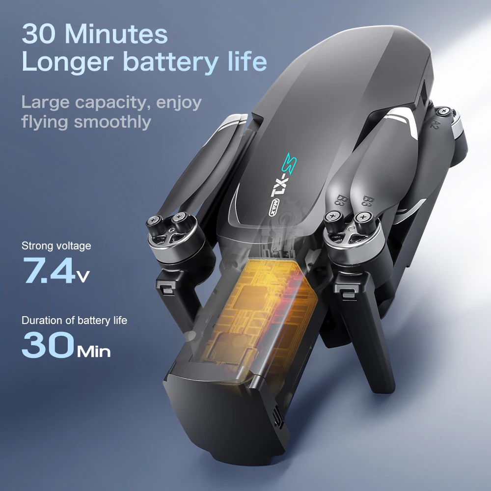 S-X1 MAX GPS Drone Battery 7.4 - Drone Mapping recension och pris
